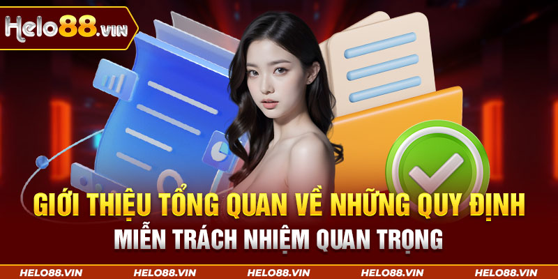 Giới thiệu tổng quan về những quy định miễn trách nhiệm quan trọng